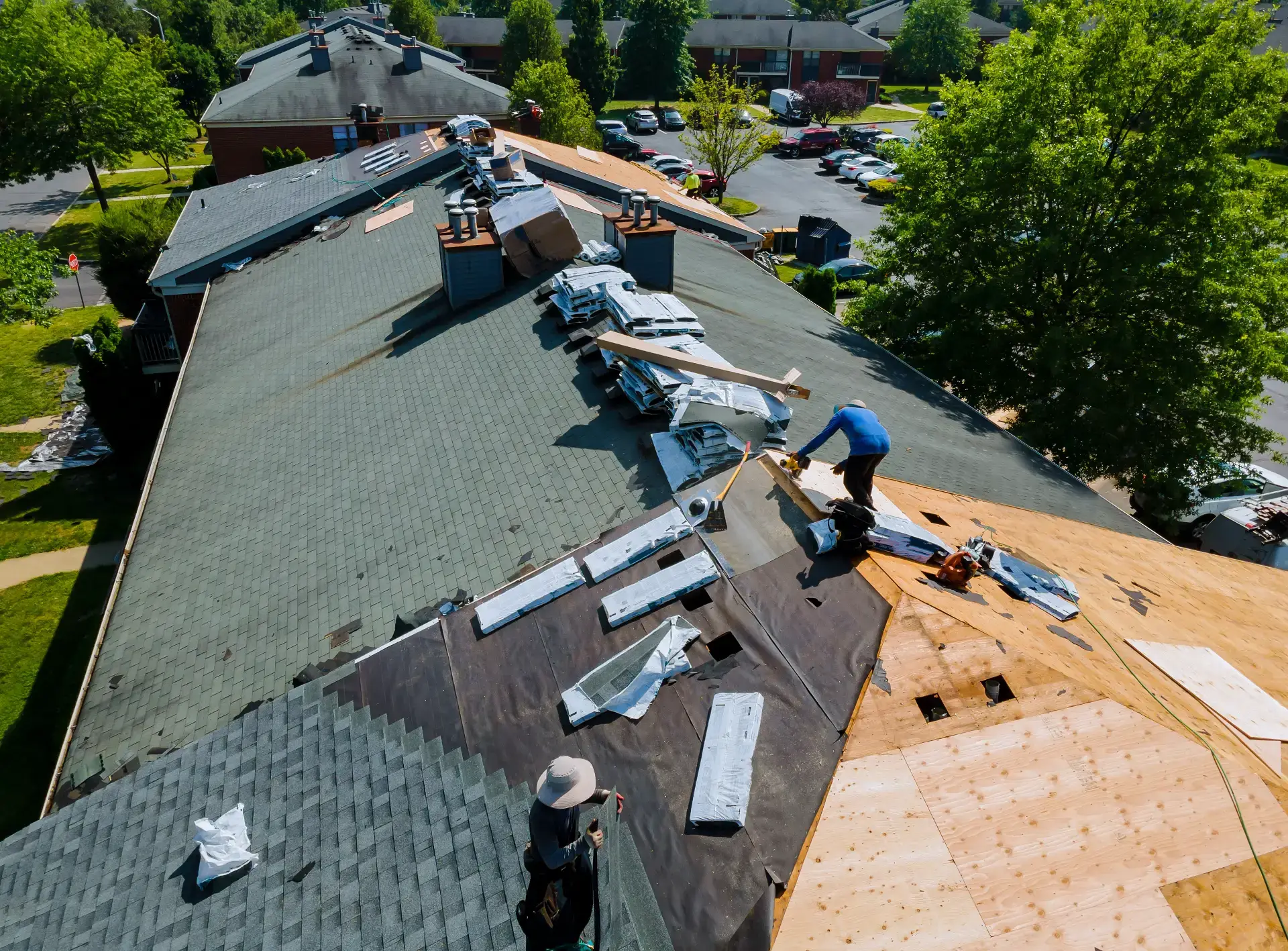 Exterior check before Connecticut winter