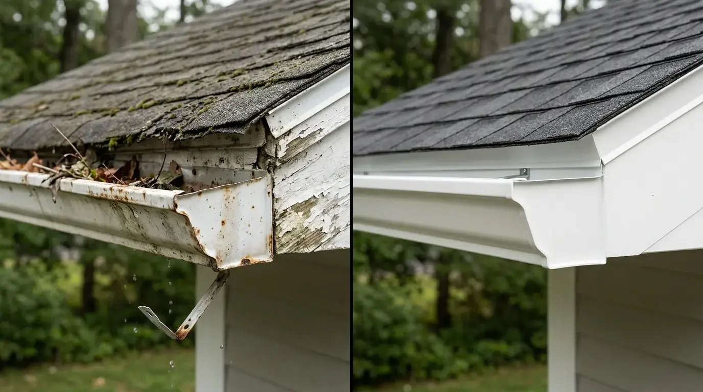 Should you repair or replace your gutters