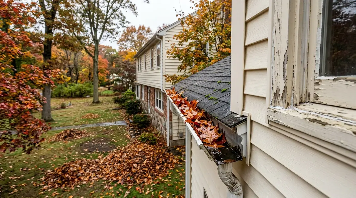 What should you check on your home exterior before Connecticut winter